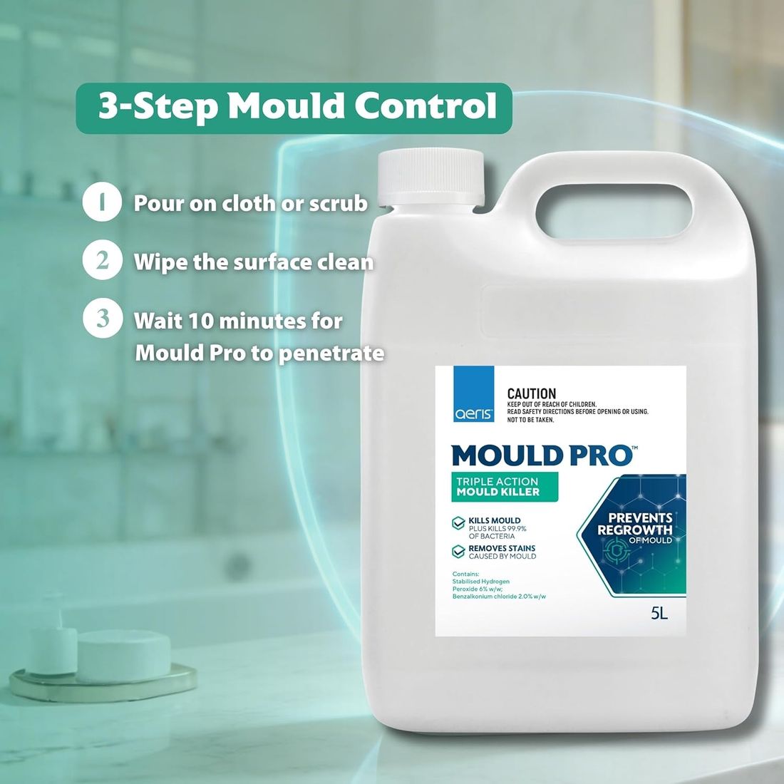 3-step mould control instructions